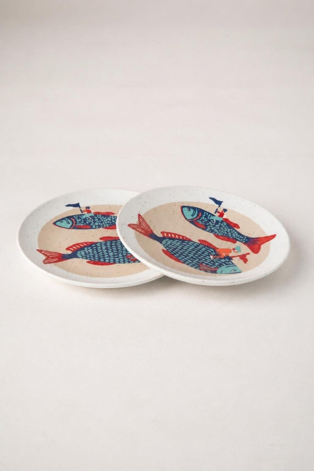 SNACK PLATES Dreamweaver Ceramic Snack Plate (Set Of 2)