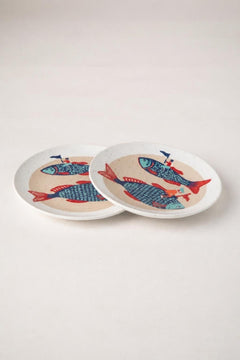 SNACK PLATES Dreamweaver Ceramic Snack Plate (Set Of 2)