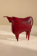 DUKEY THE BULL METAL FIGURINE RED BERYL