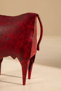 DUKEY THE BULL METAL FIGURINE RED BERYL