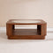 Dune Acacia Wood And Glass Coffee Table