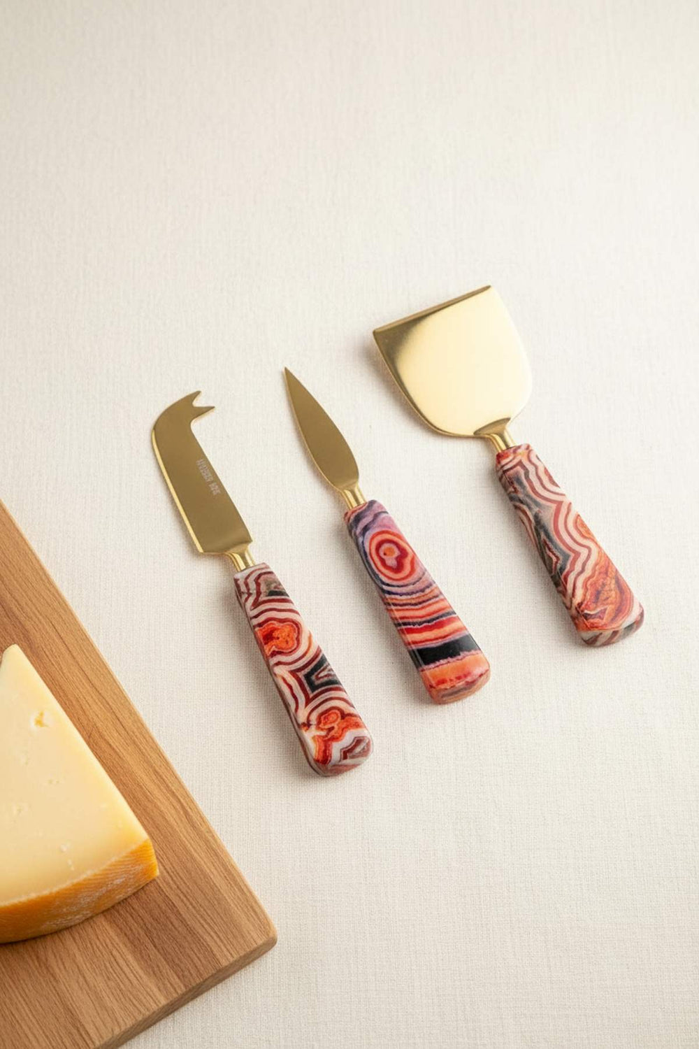 SERVING CUTLERY Earth Core Cheese Server (Set of 3)