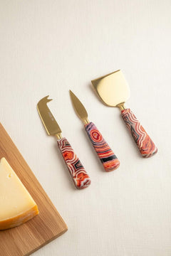 SERVING CUTLERY Earth Core Cheese Server (Set of 3)