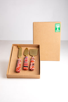 SERVING CUTLERY Earth Core Cheese Server (Set of 3)