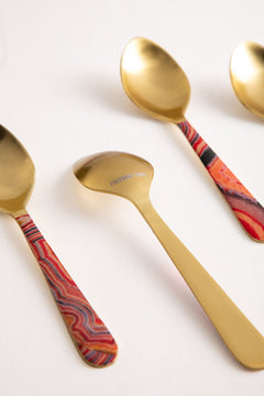 PERSONAL CUTLERY SET Earth Core Dessert Spoon (Set of 4)