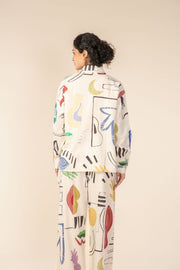 FACE TO FACE BOXY SHIRTS MULTI MUTED