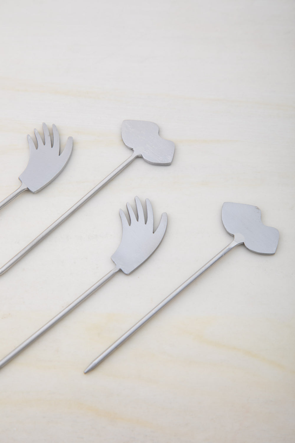 BAR TOOLS Face To Face Fruit Picks (Set of 4)