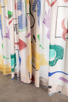 Face To Face Multi Muted Sheer Fabric Swatch