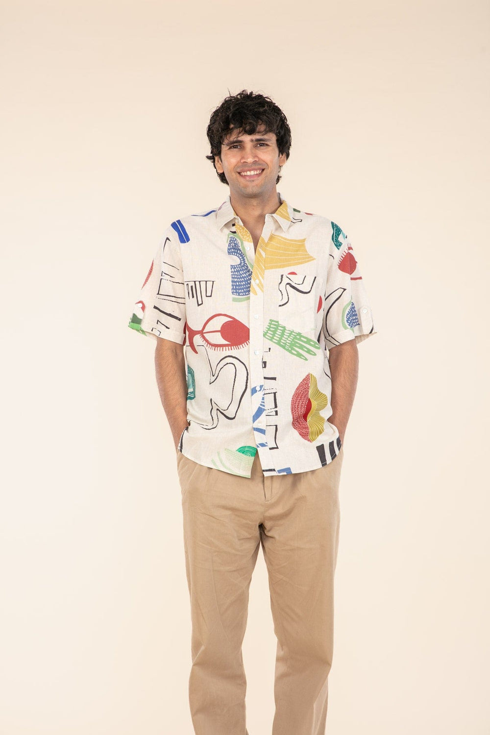 FACE TO FACE RESORT SHIRT MULTI MUTED