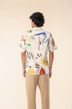 FACE TO FACE RESORT SHIRT MULTI MUTED