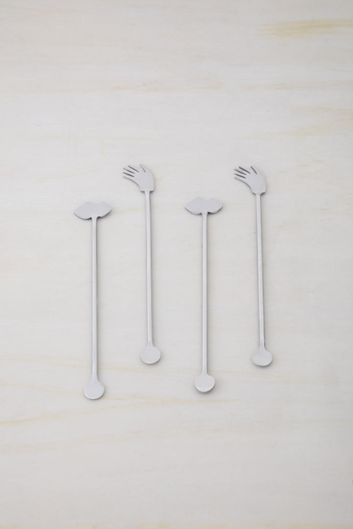 BAR TOOLS Face To Face Stirrers (Set of 4)
