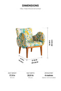 ARMCHAIRS & ACCENTS Fibo Teak Wood Armchair