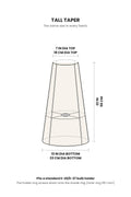 LAMPSHADES Terai Grassland Tall Taper Lampshade (Field Green)