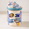 Azure Fin Lidded Jar (Blue)