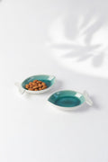 SNACK PLATES Fish Ceramic Snack Plate (Set Of 2)