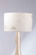 Lighting Bundle Flair Tripod Floor Lamp with Sabar Palm Drum Lampshade (Gold)