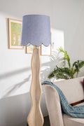 Lighting Bundle Flair Tripod Floor Lamp with Solid Drum Lampshade (Yellow)