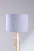 Lighting Bundle Flair Tripod Floor Lamp with Solid Drum Lampshade (Blue)