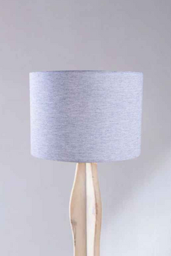 Lighting Bundle Flair Tripod Floor Lamp with Solid Drum Lampshade (Blue)