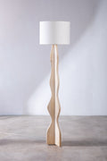 Lighting Bundle Flair Tripod Floor Lamp with Solid Drum Lampshade (Blue)