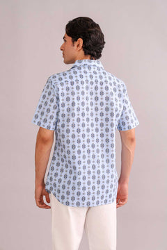 SHIRTS Flo Tile Camp Shirt (Blue)