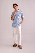 SHIRTS Flo Tile Camp Shirt (Blue)