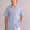 Flo Tile Camp Shirt (Blue)