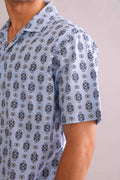 SHIRTS Flo Tile Camp Shirt (Blue)