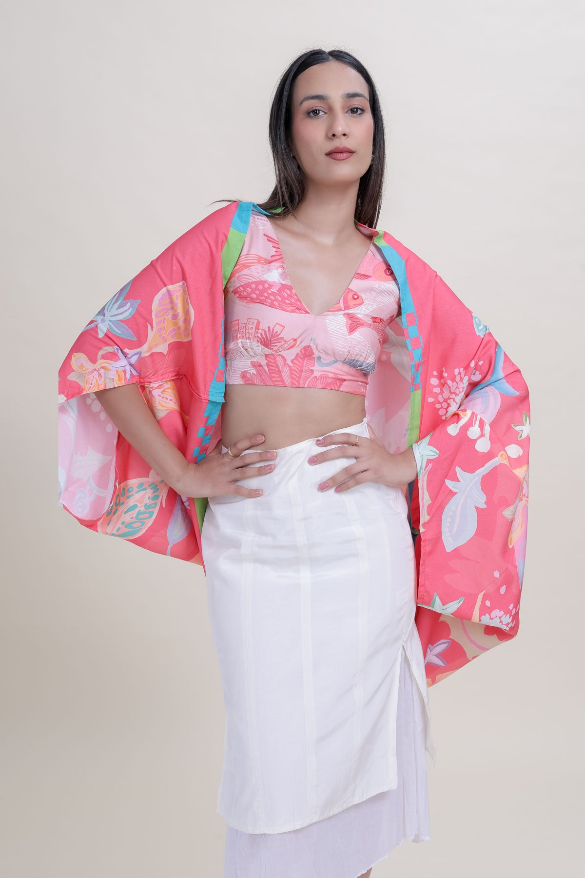 TOPS Vasaka Overlay (Full On Fuchsia)