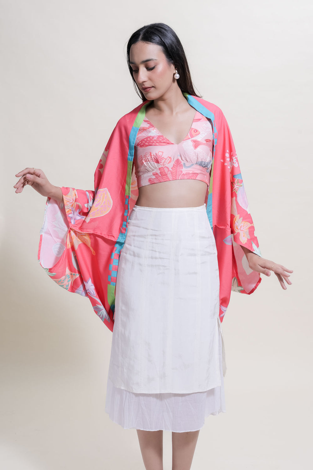 TOPS Vasaka Overlay (Full On Fuchsia)