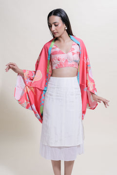TOPS Vasaka Overlay (Full On Fuchsia)