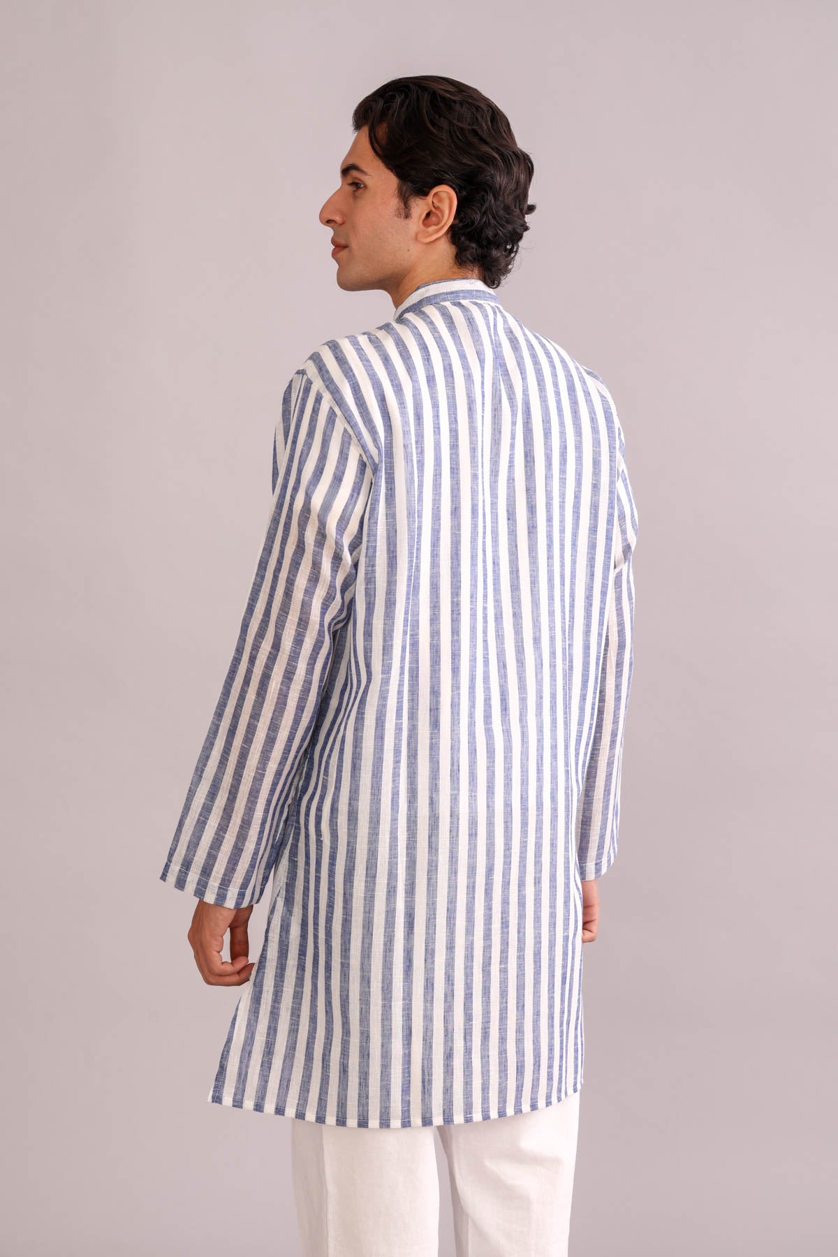 KURTAS Gaze Long Kurta (Sky)
