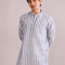 Gaze Long Kurta (Sky)
