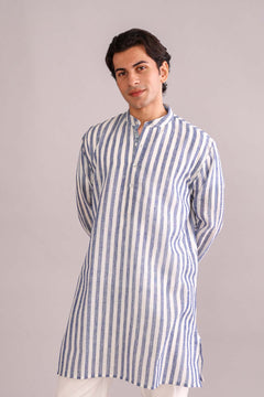 KURTAS Gaze Long Kurta (Sky)