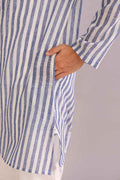 KURTAS Gaze Long Kurta (Sky)