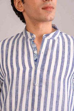 KURTAS Gaze Long Kurta (Sky)