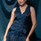 Glass Satin Waistcoat (Teal Twinkle)