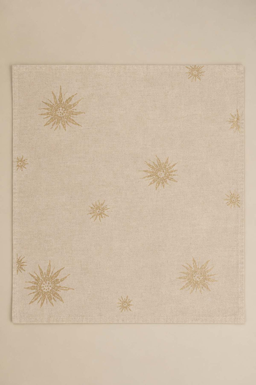 NAPKINS Brahmakamal Gold Dinner Napkin (Set Of 4)