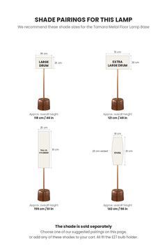 FLOOR LAMPS Tamara Metal Floor Lamp (Gold)