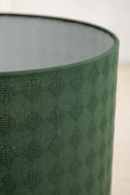 LAMPSHADES Solid Medium Drum Lampshade (Green)