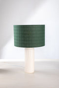 LAMPSHADES Solid Medium Drum Lampshade (Green)