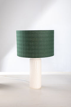 LAMPSHADES Solid Medium Drum Lampshade (Green)