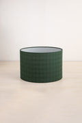 LAMPSHADES Solid Medium Drum Lampshade (Green)
