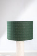 LAMPSHADES Solid Medium Drum Lampshade (Green)