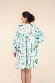 GREENHOUSE OVERSIZED SHIRT DRESS RARE FOREST GR