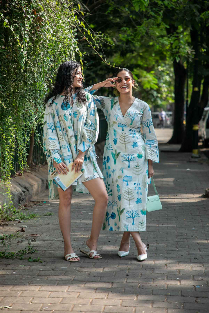 GREENHOUSE OVERSIZED SHIRT DRESS RARE FOREST GR