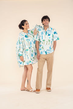 GREENHOUSE RESORT SHIRT RARE FOREST GR