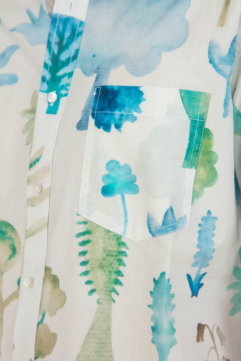 GREENHOUSE RESORT SHIRT RARE FOREST GR