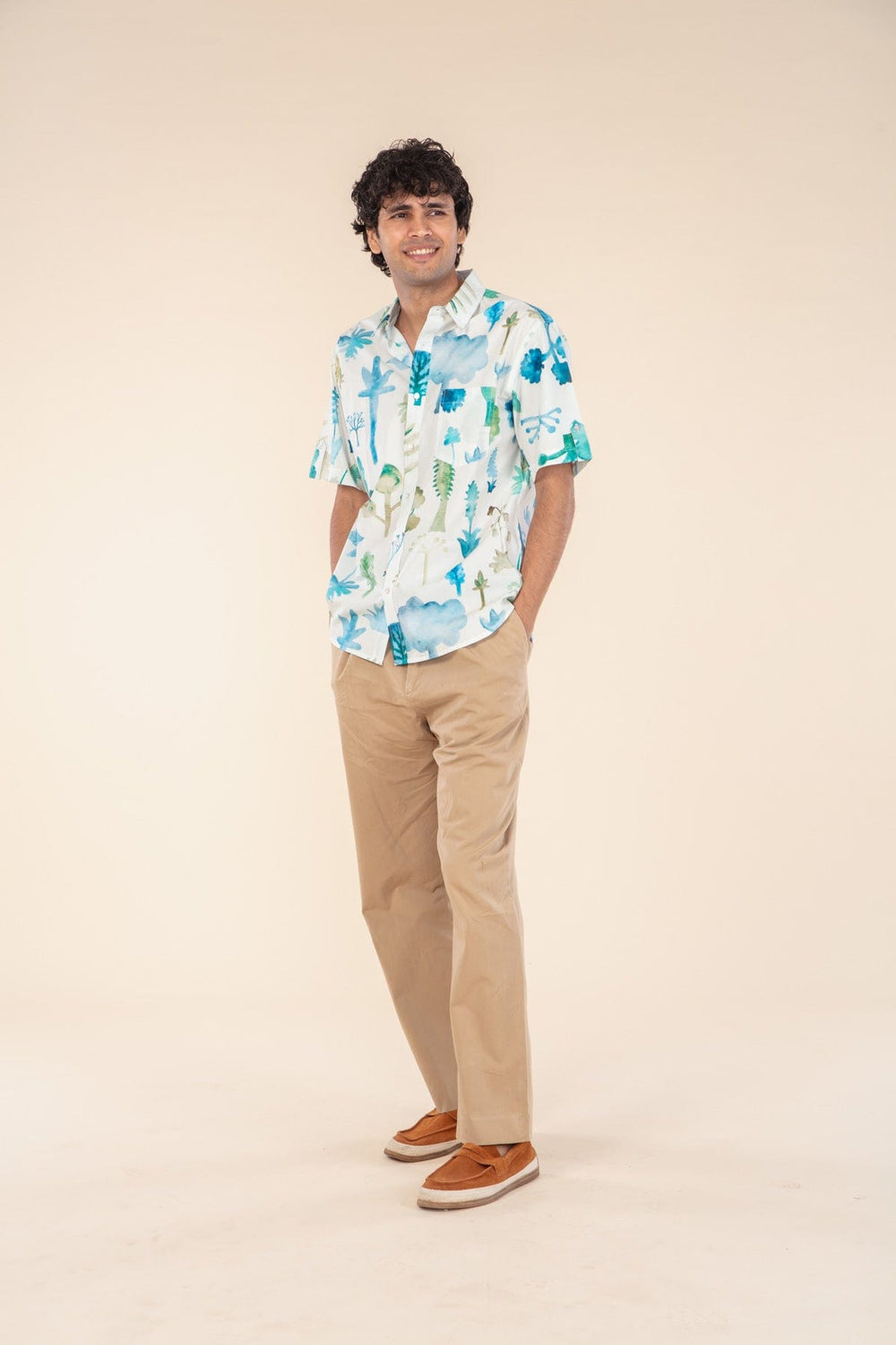 GREENHOUSE RESORT SHIRT RARE FOREST GR