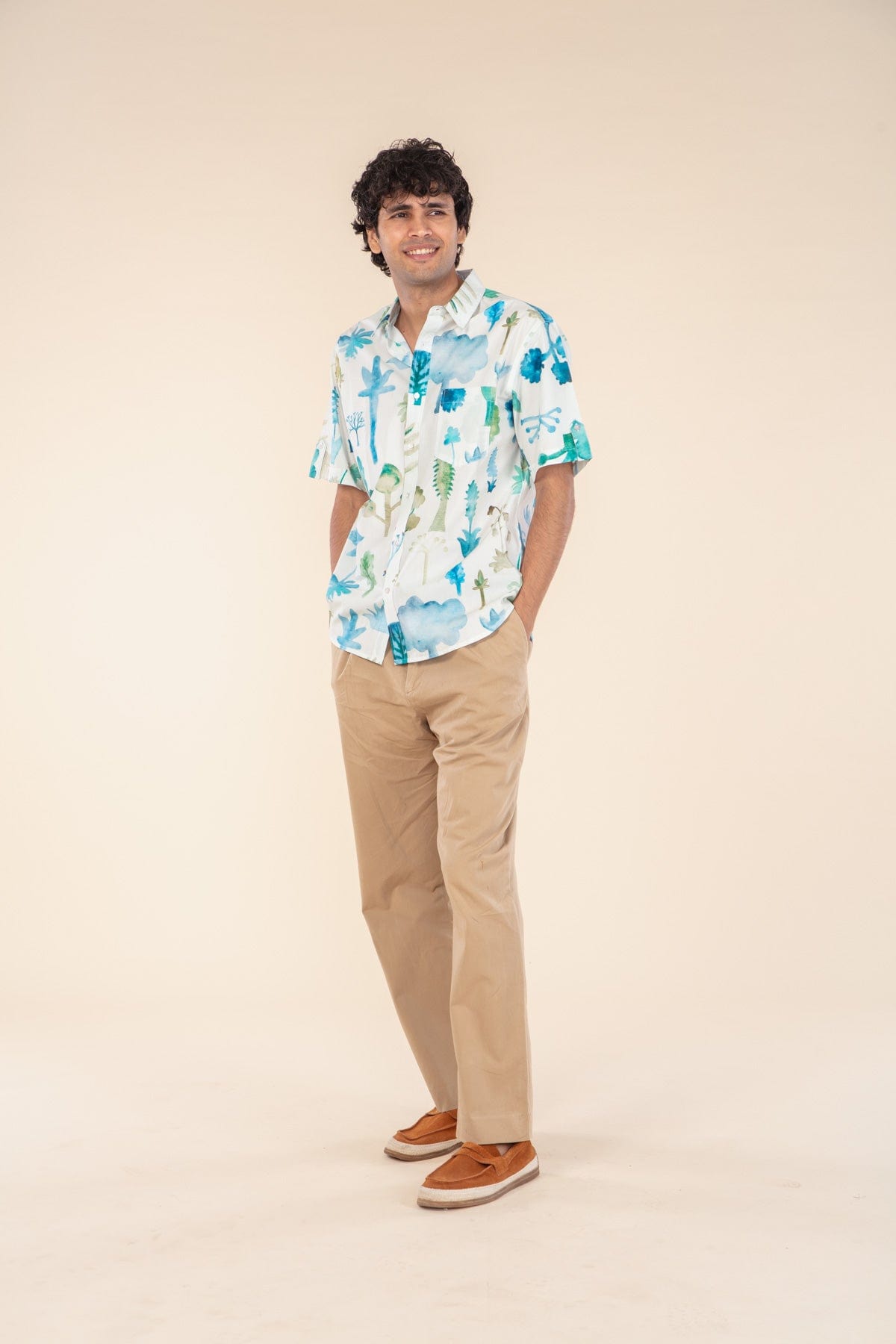 GREENHOUSE RESORT SHIRT RARE FOREST GR